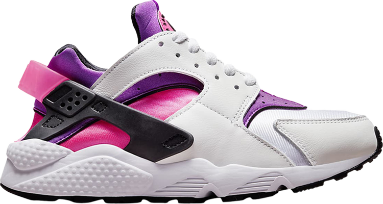 Кроссовки Nike Wmns Air Huarache 'White Hyper Pink Purple', белый - фото