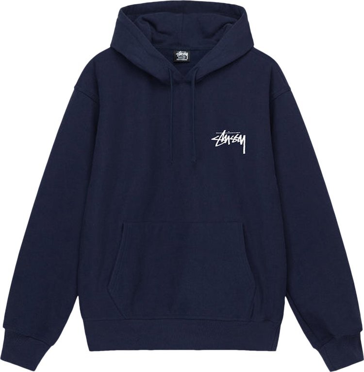 

Худи Stussy 8 Ball Fade Hoodie 'Navy', синий