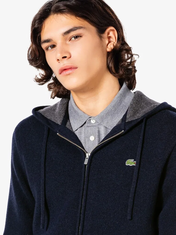Куртка-худи на молнии LACOSTE, Black — фото 2