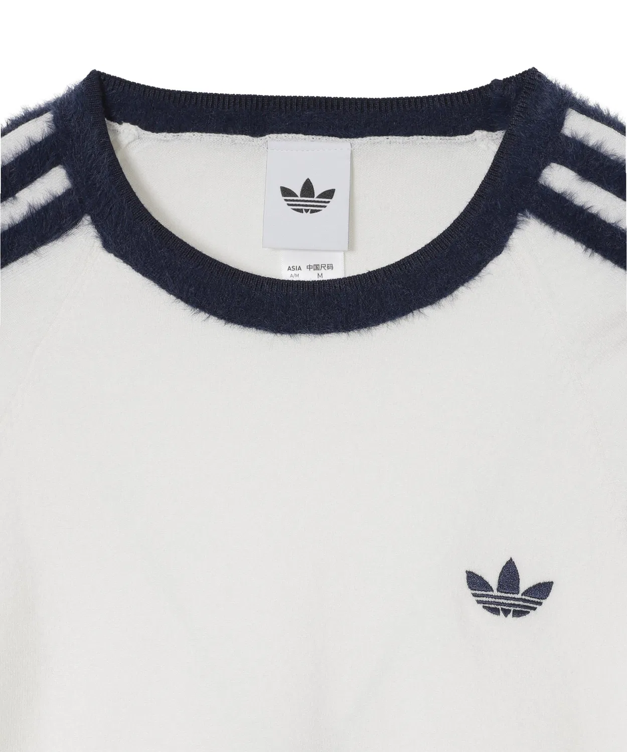 Мужская футболка с коротким рукавом slim fit Adidas KNITTED TEE KS9952, White — фото 4