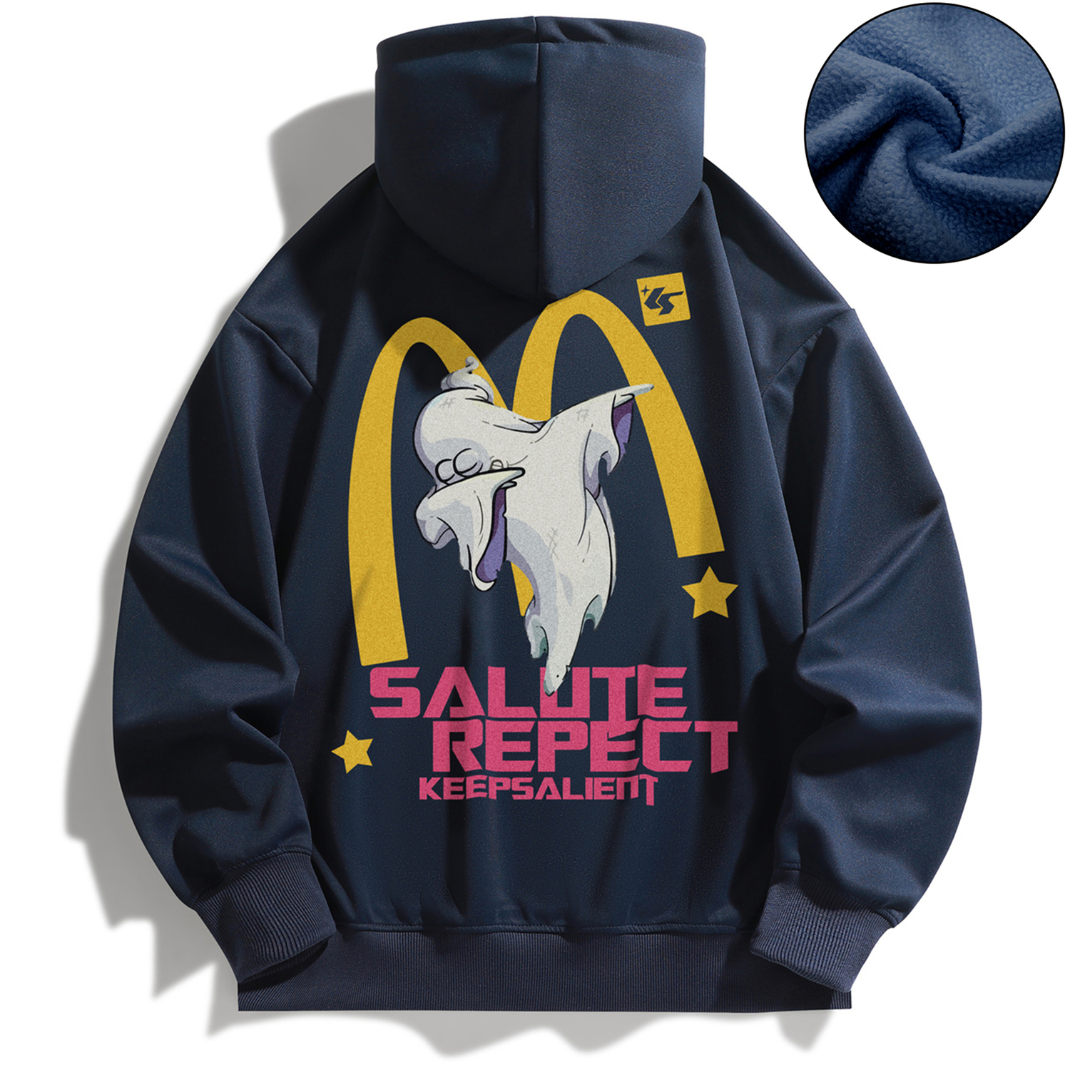 

Толстовка унисекс KS, Темно-синий (на флисовой подкладке)