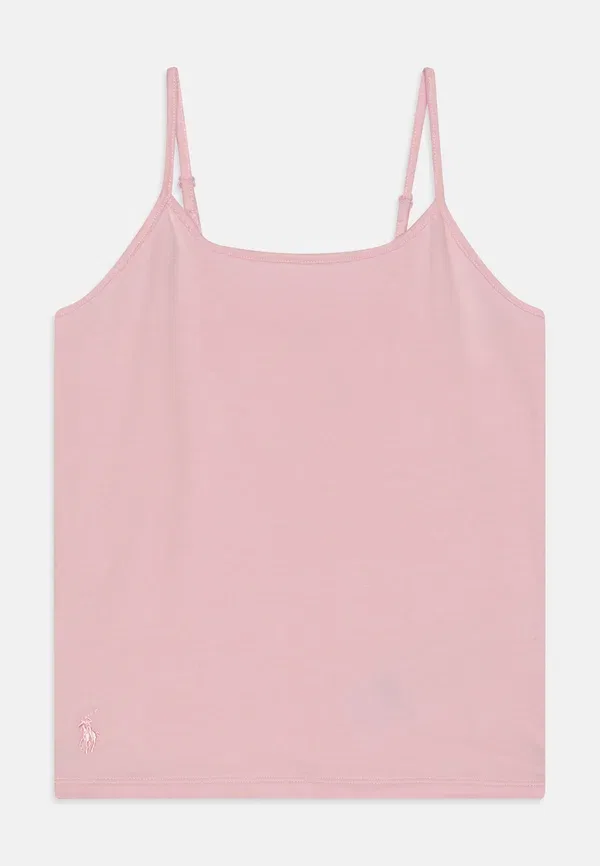 Майка с регулируемыми бретелями Camisole 2 pack Polo Ralph Lauren, Carmel Pink, розовый — фото 3