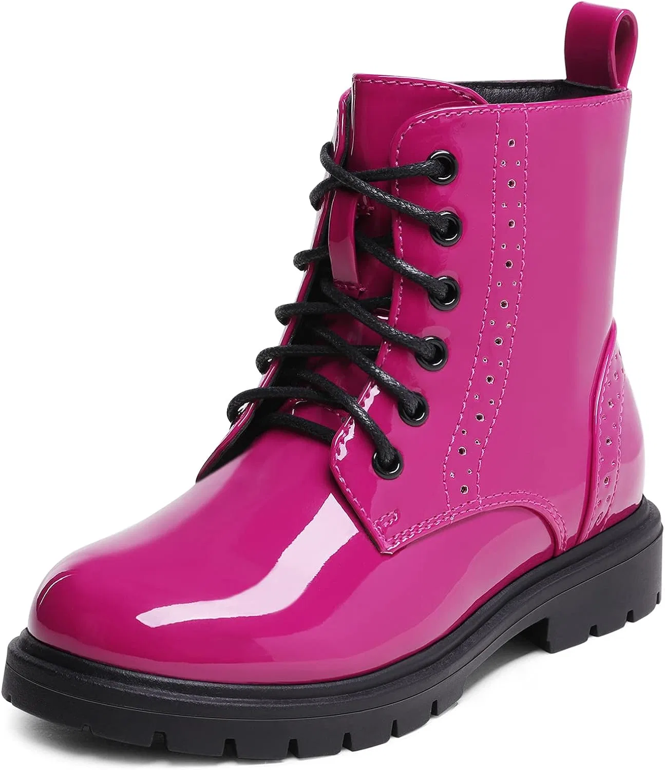 Детские ботинки для девочек с молнией DREAM PAIRS, Rose/Red