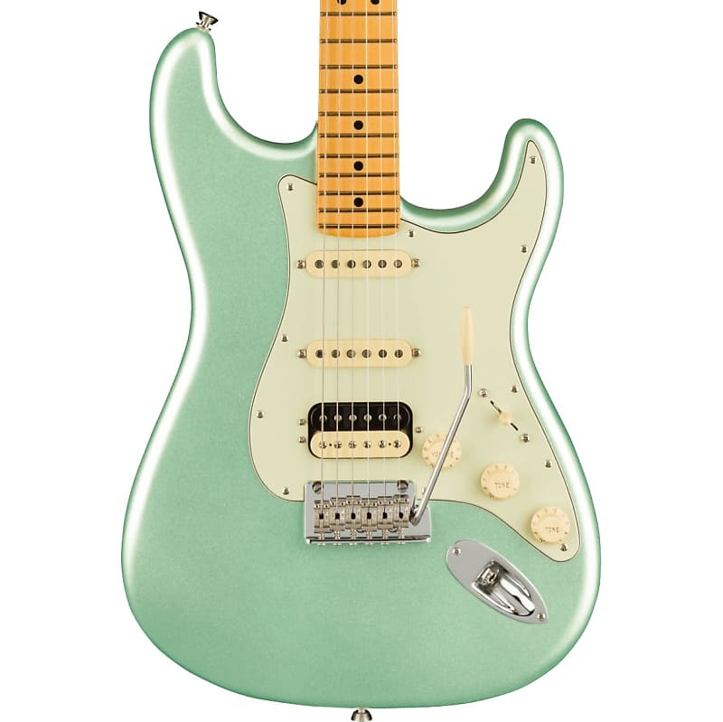 

Fender American Professional II Stratocaster HSS — кленовый гриф, цвет Mystic Surf Green