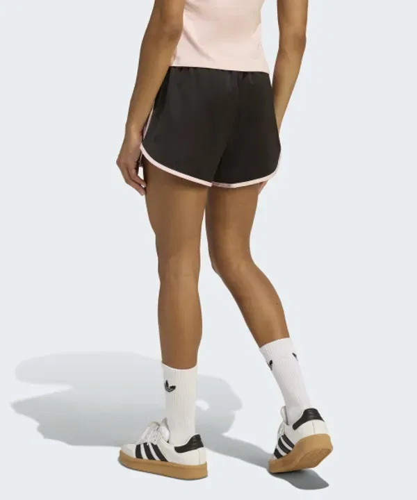 Шорты спортивные с 3 полосками, Adidas, аура кофе санди пинк — фото 2