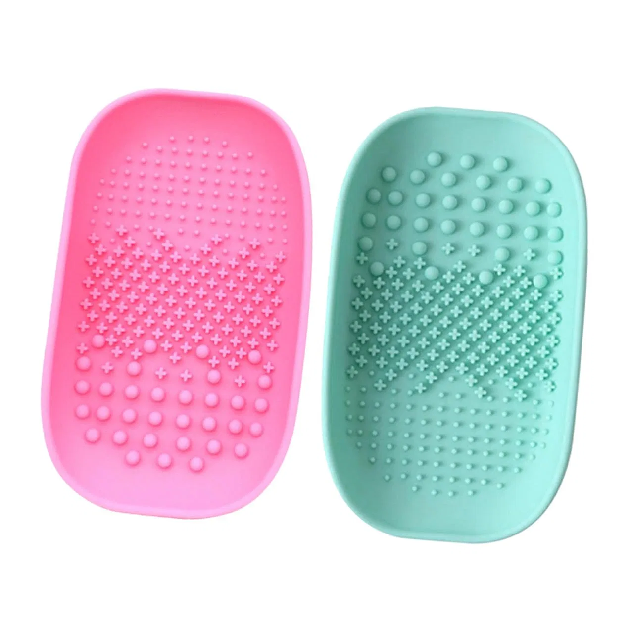 Набор для чистки кистей Silikon Make-up Pinsel Reinigungsset, Cabilock, 2 предмета, 15.2x9x3 см