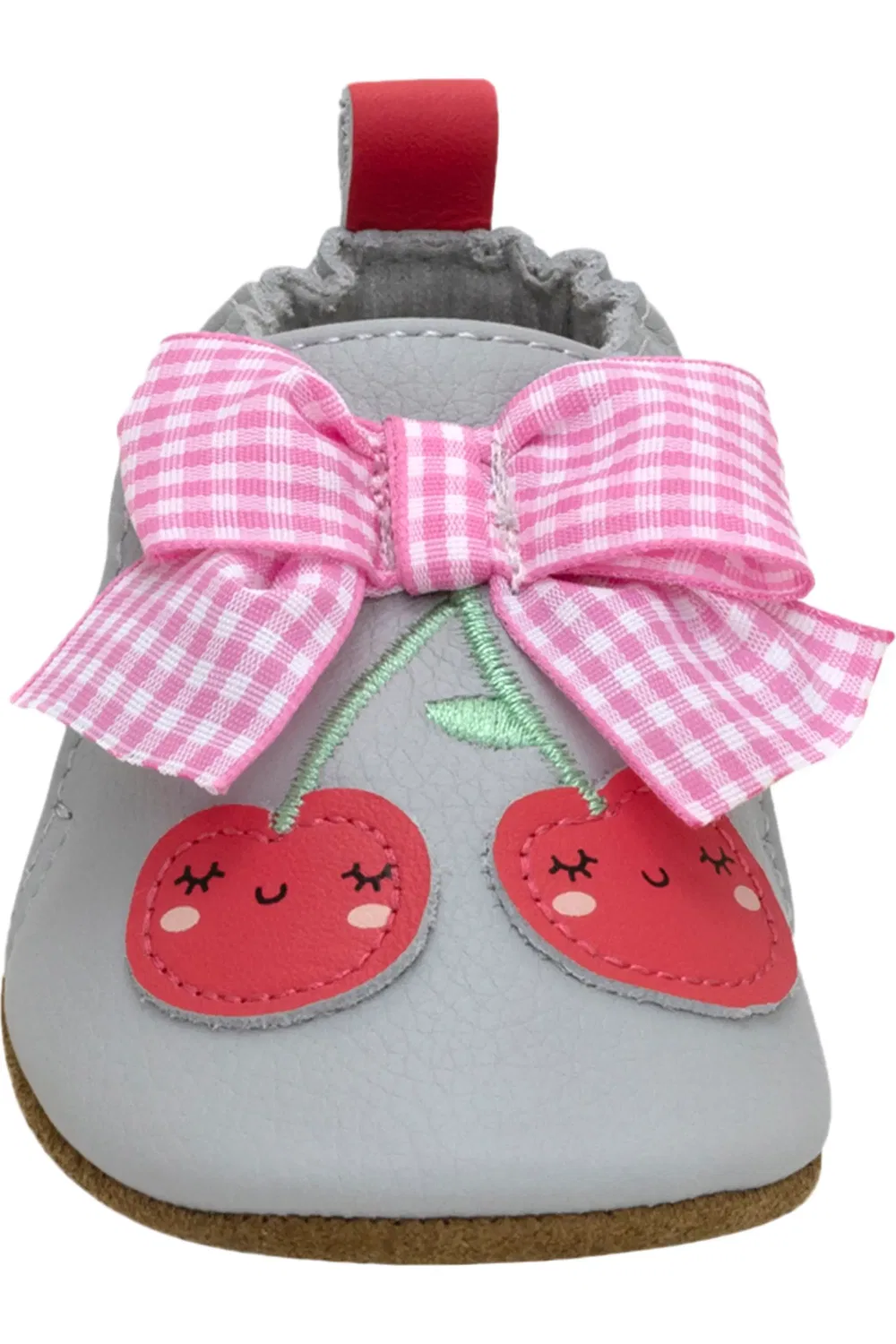 Детские туфли-пинетки на мягкой подошве Cherry Cute Robeez, серый — фото 4