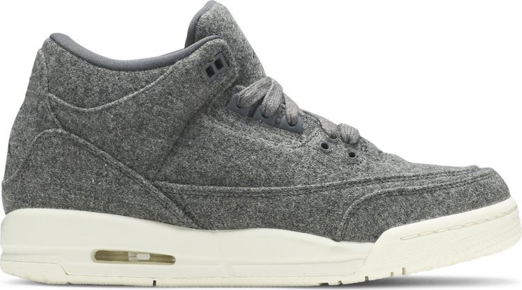 

Кроссовки Air Jordan 3 Retro Wool BG, серый
