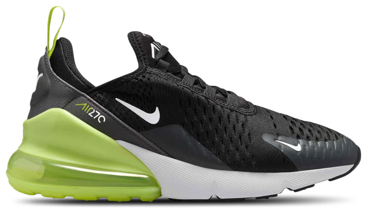 Кроссовки для мальчиков Air Max 270 Nike, цвет Light Lemon Twist/White