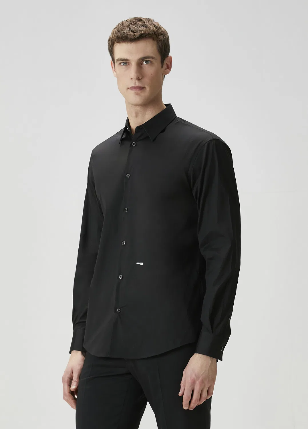 Рубашка Relax Fit Dan Dsquared2, black — фото 3