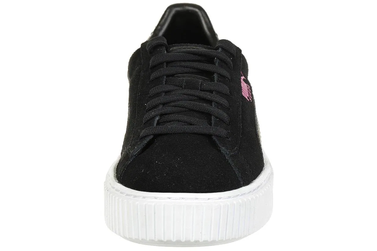Детские кроссовки для мальчиков замшевые PUMA Suede Platform Jr, Multicolor Black — фото 2