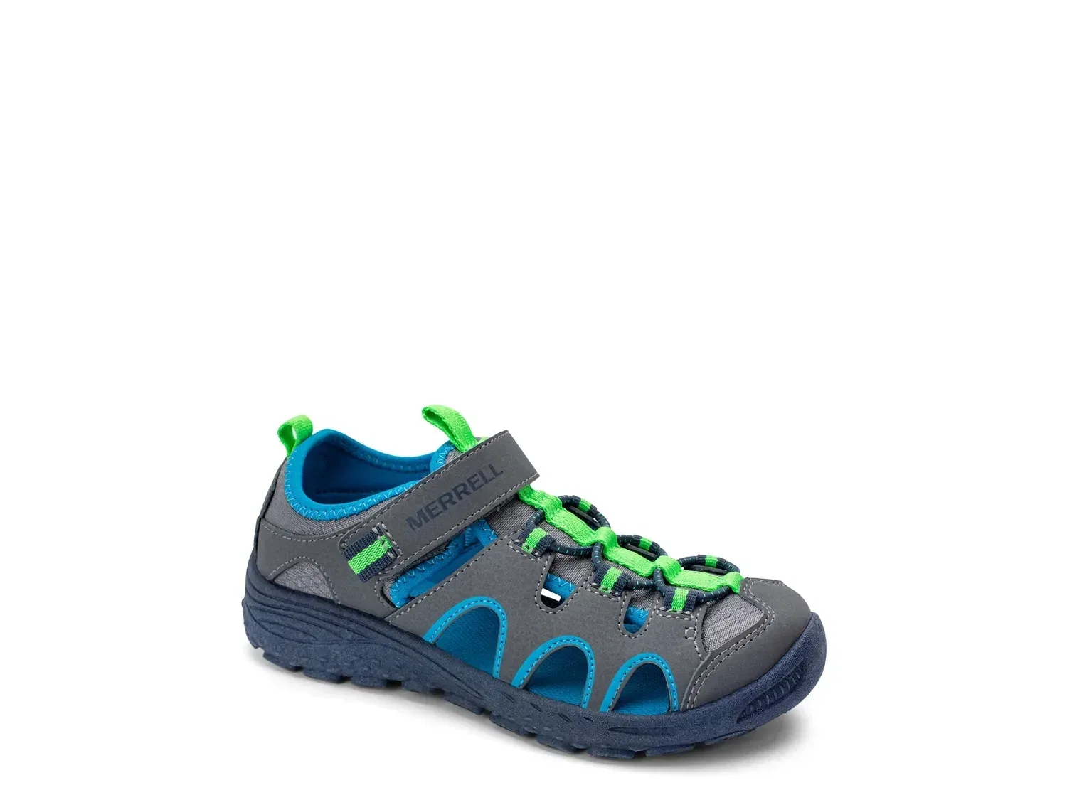 Сандалии Hydro Trekker для мальчиков, серо-синие, Merrell
