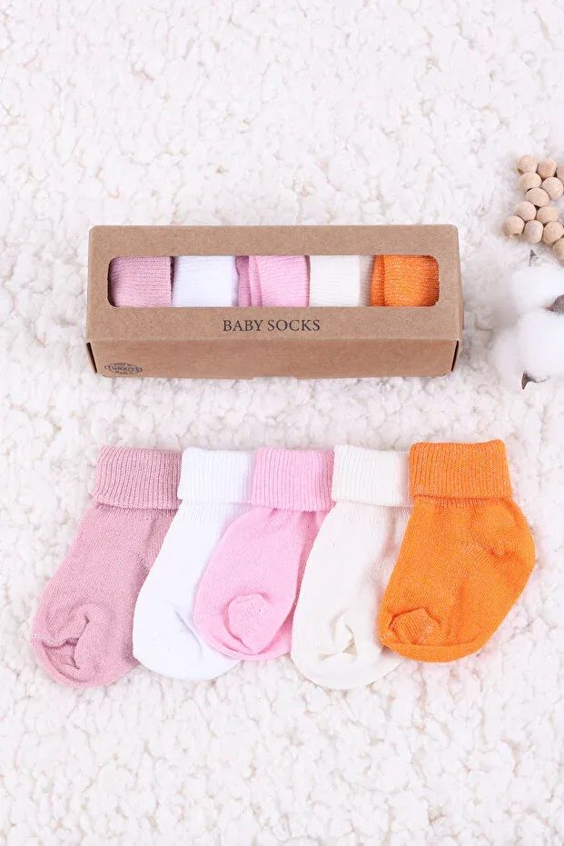 Детский комплект носков для девочек хлопковый Basics Baby Maa, Multicolor