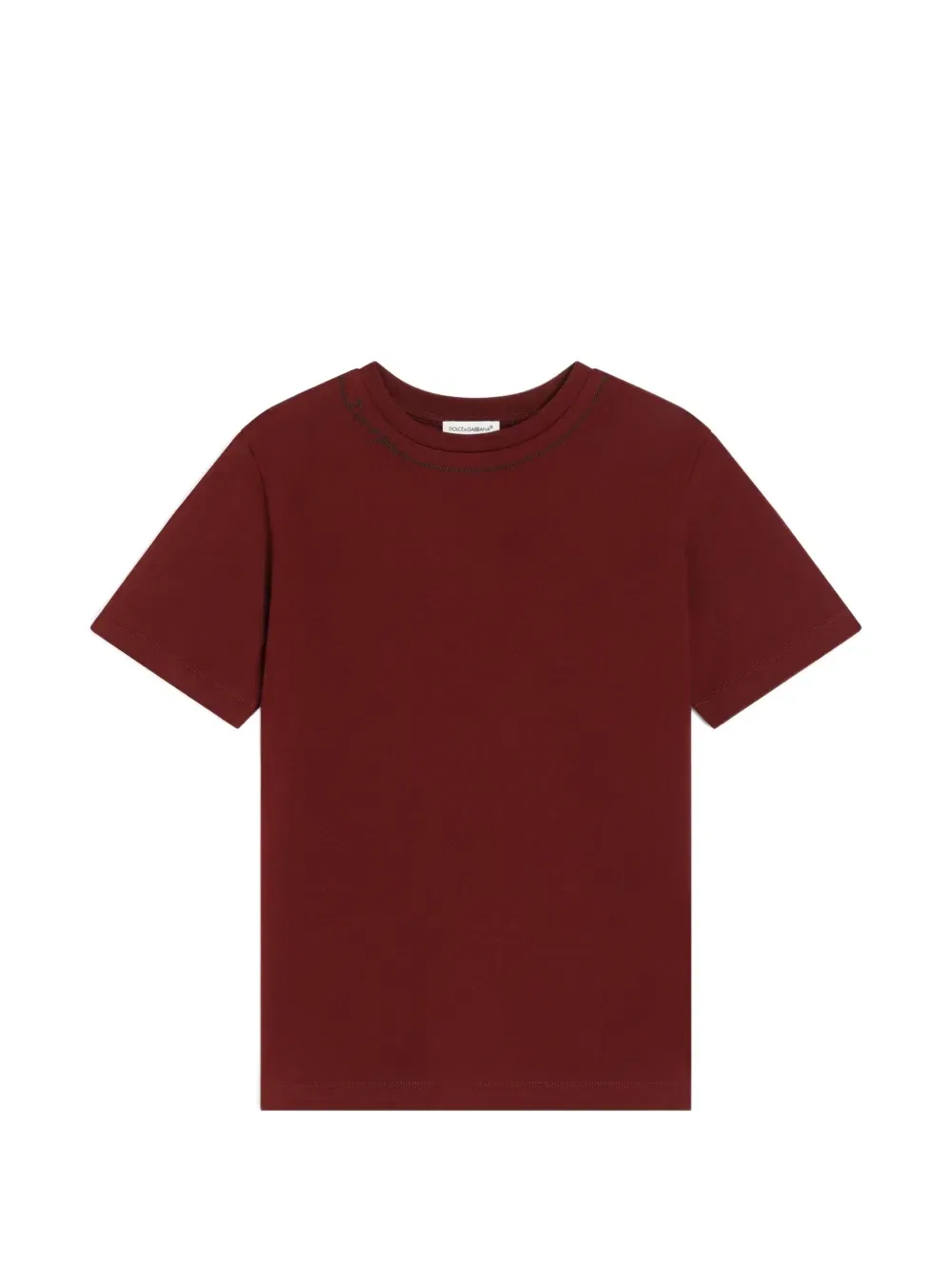 Футболка из джерси с логотипом Dolce & Gabbana Kids, красный