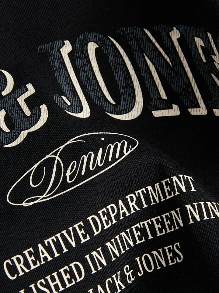 Лонгслив черный Denver Jack & Jones Junior, черный — фото 3