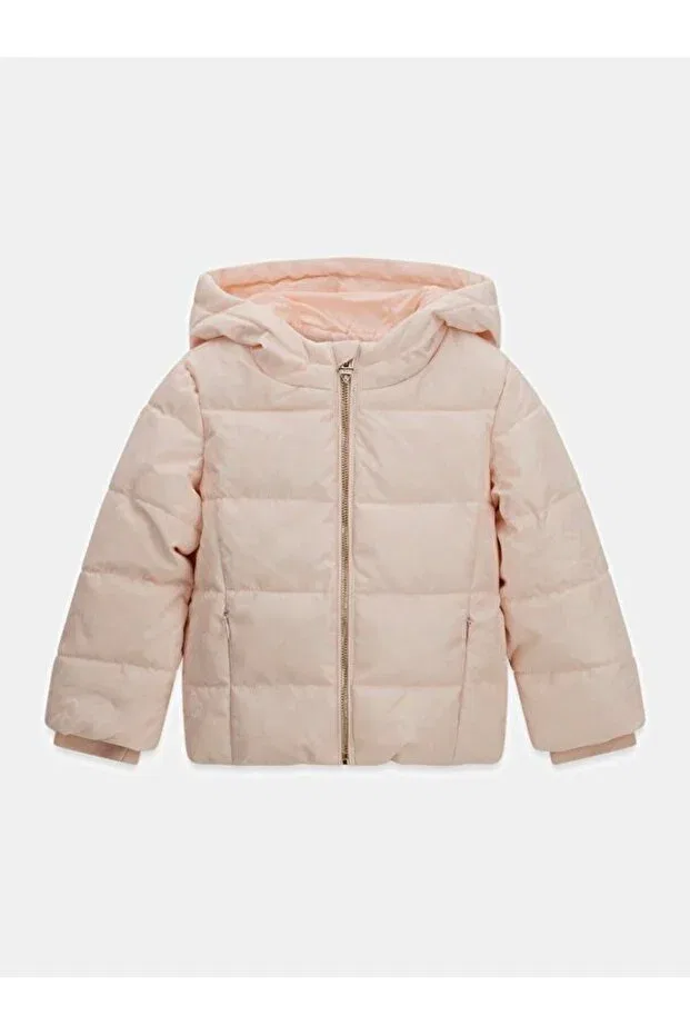 Детское пальто для девочек с принтом Jacquard Guess, Pink