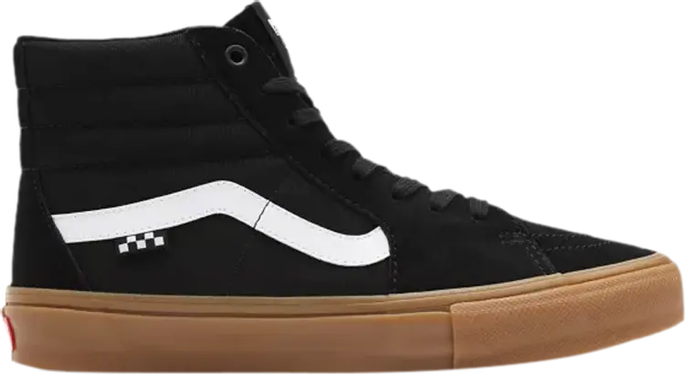 

Кеды Vans Skate Sk8-Hi Checkerboard - Black Gum, черный