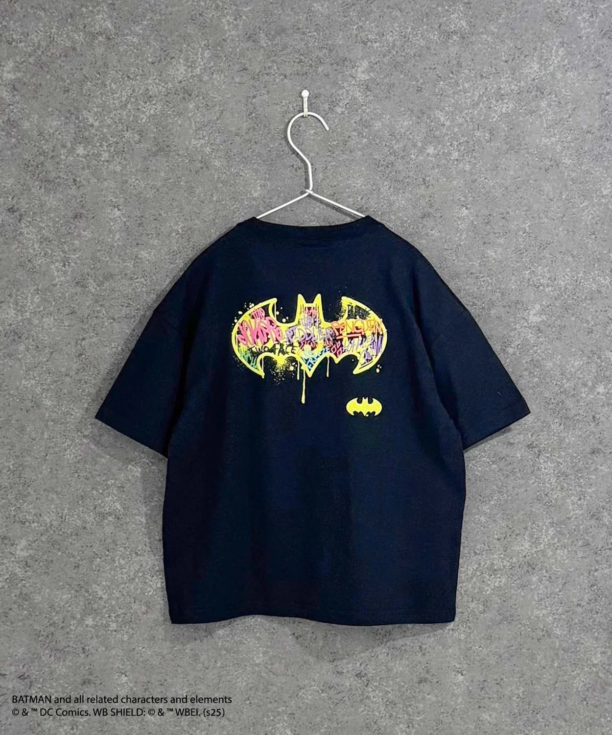 Детская футболка с длинным рукавомBatman Universal Style Wear, Белая — фото 3