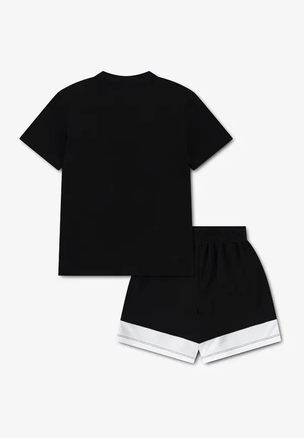 Комплект футболка и шорты из джерси Nike Sportswear, черный — фото 2
