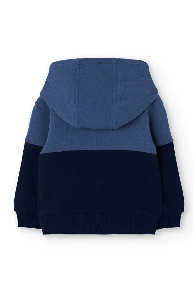 Детская толстовка для мальчиков с капюшоном Boboli, Multicolor — фото 3