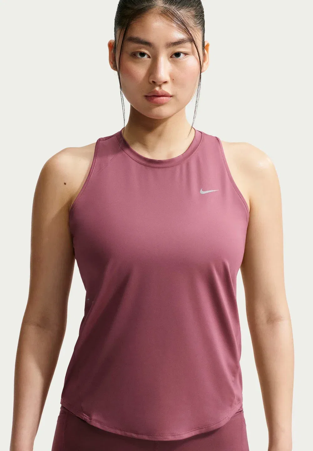 W nk swift df tank stndrd - top Nike Performance, Pink Smoke/Reflective Silv