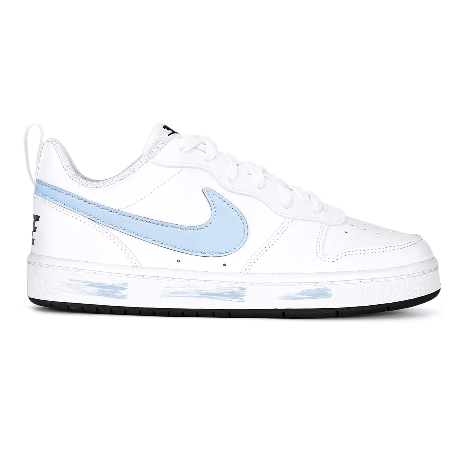 Кроссовки детские скейтбординг Court Borough, Nike, Light Blue — фото 3