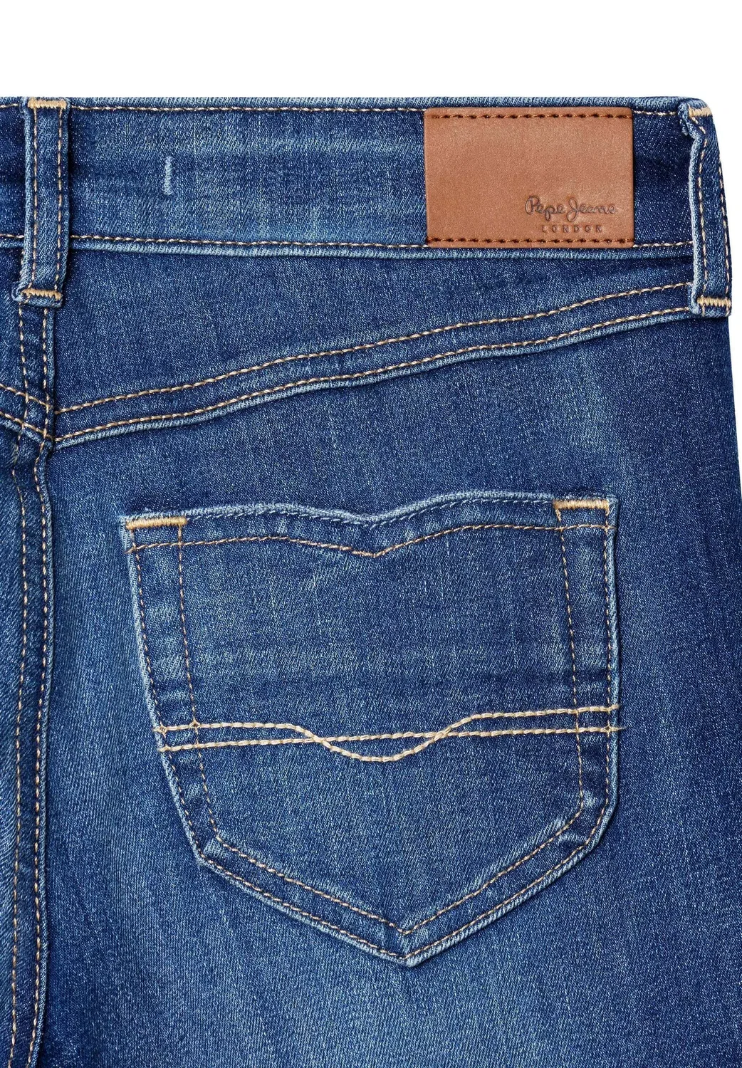 Узкие джинсы Willa винтажного синего цвета - джинсы-клеш Pepe Jeans, Denim — фото 4