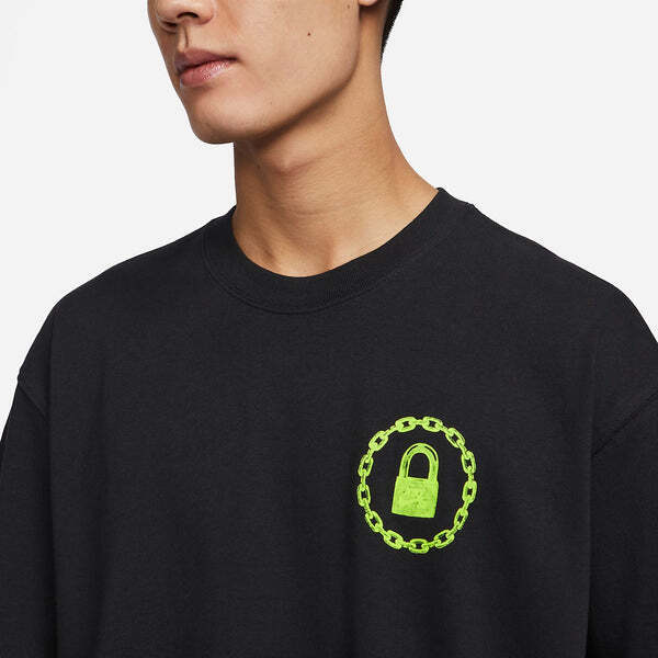 Футболка sb on lock скейтбординг футболка Nike, черный — фото 3