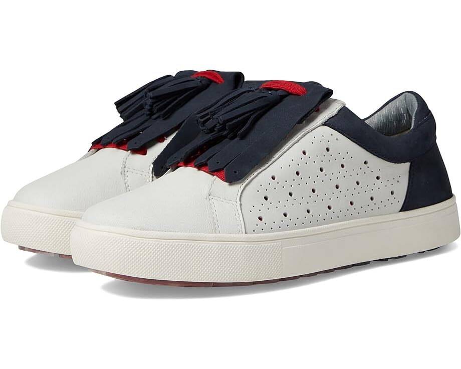 

Кроссовки Johnston & Murphy Madson Perfed Hybrid, цвет White/Navy/Red