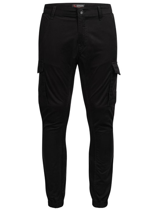 

Брюки из ткани asjacamo Alessandro Salvarini, черный
