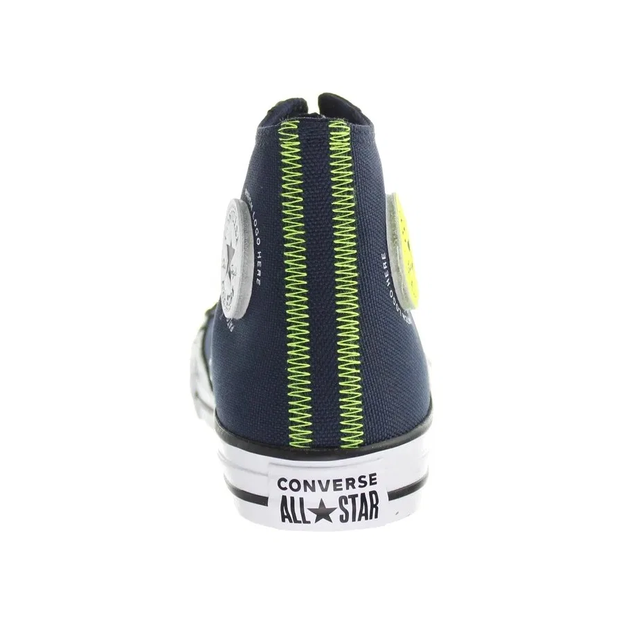 Кеды Converse Ctas Hi Obsidian, Темно-синий — фото 3