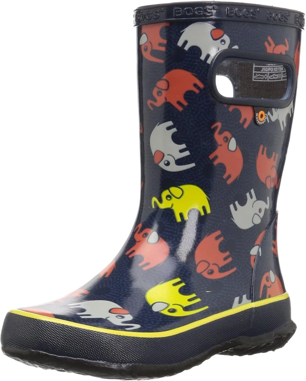 Детские резиновые сапоги для мальчиков и девочек Skipper BOGS, Elephants Print/Dark Blue/Multi