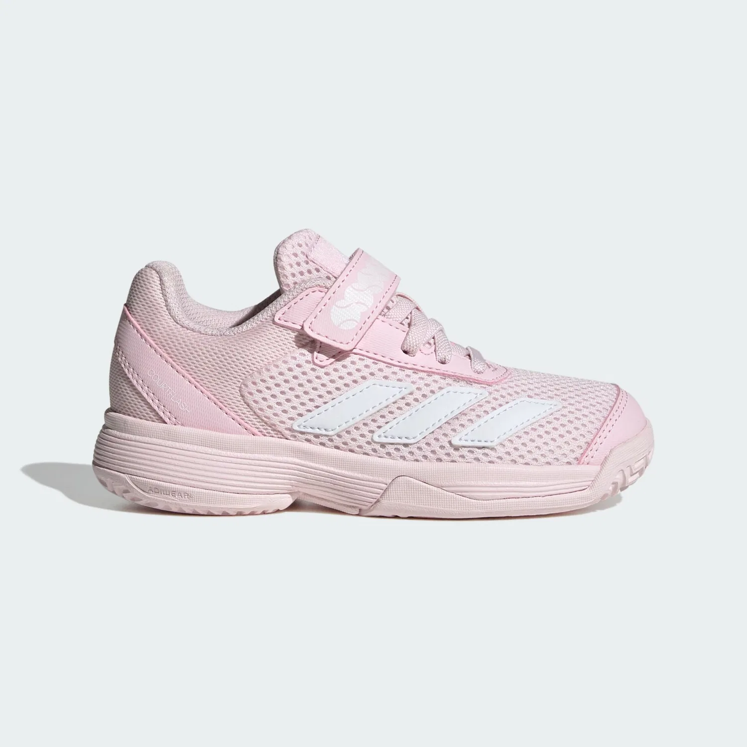 Спортивные кроссовки Adidas Performance Courtflash в розовом цвете — фото 4
