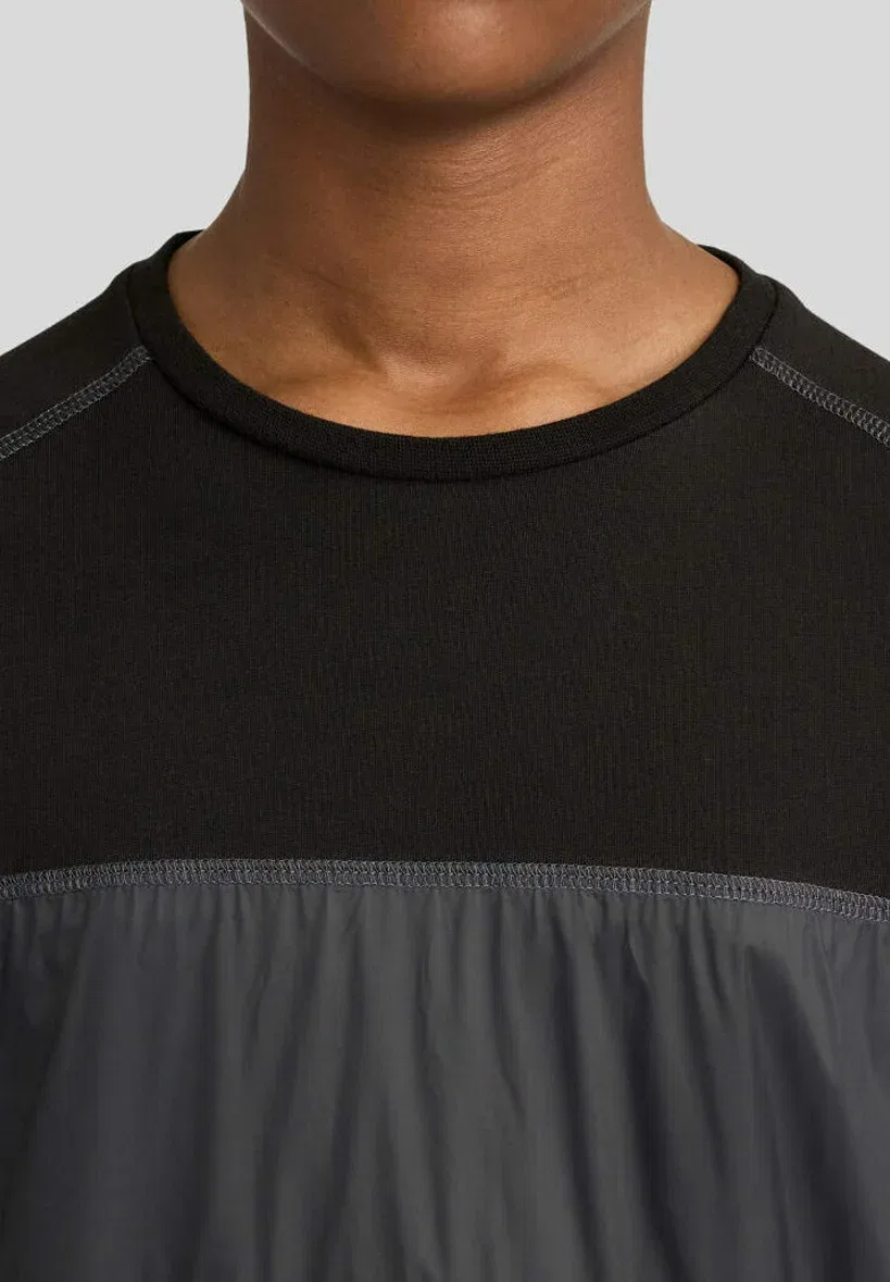 Футболки Ss, футболка с панельным принтом - футболка с принтом Lyle & Scott, Z Jet Black — фото 4