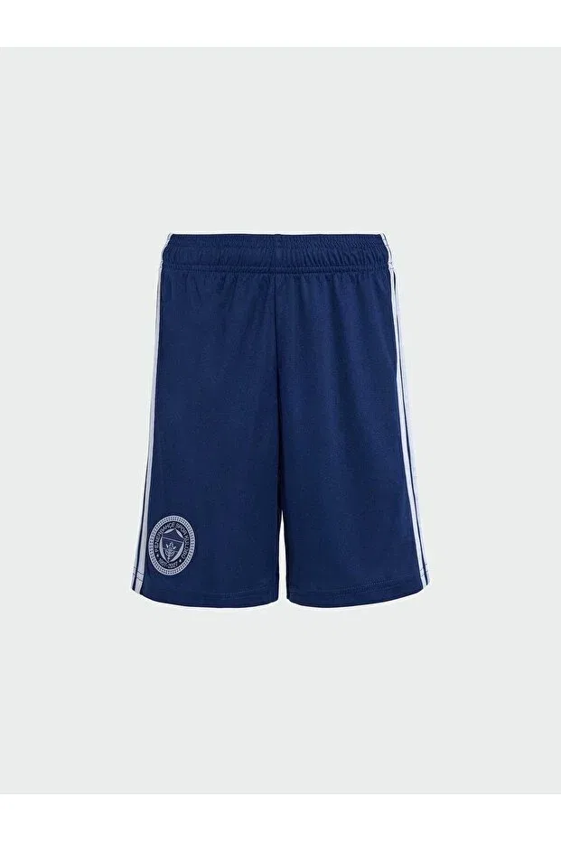 Детские шорты для девочек спортивные с принтом Fenerbahçe, Navy Blue