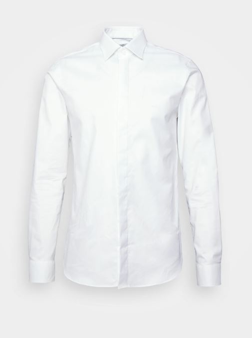 

Рубашка на пуговицах Michael Kors Evening Slim Fit, белый