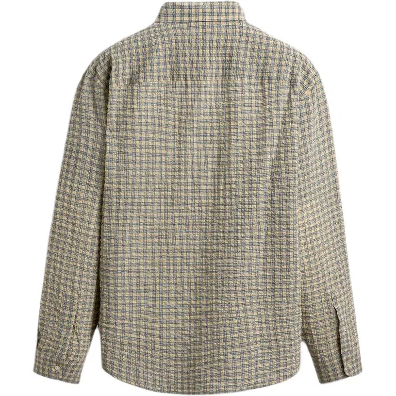 Мужская рубашка с лацканом Beige ZARA, Beige — фото 3