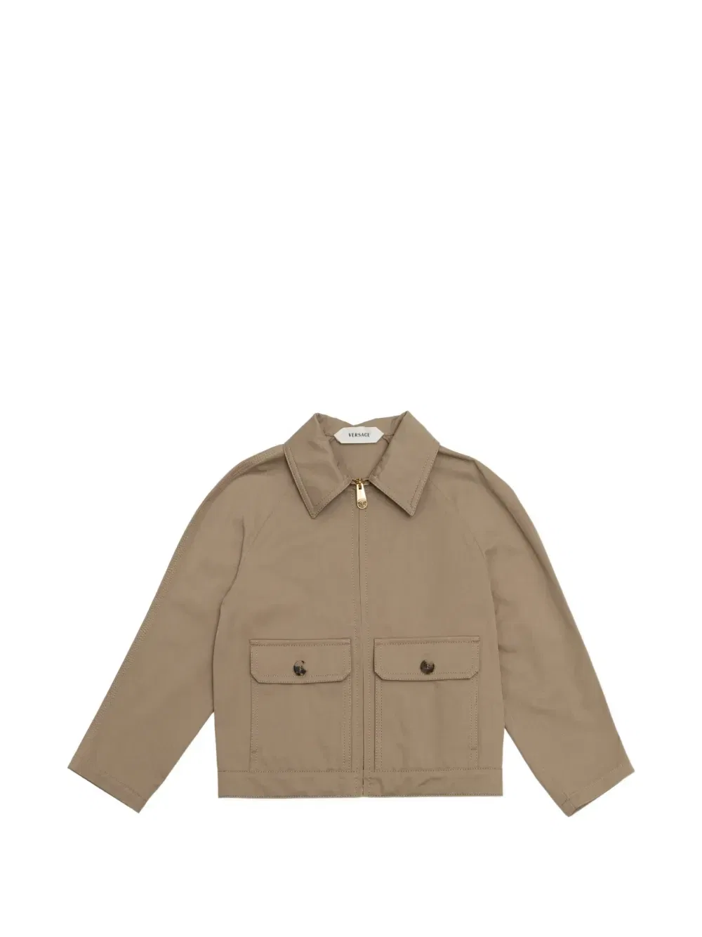 Куртка на молнии Medusa Biggie Versace Kids, бежевый