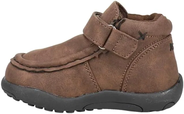 Детские мокасины для мальчиков Roper Kids Moc ROPER, Brown Faux Leather — фото 3