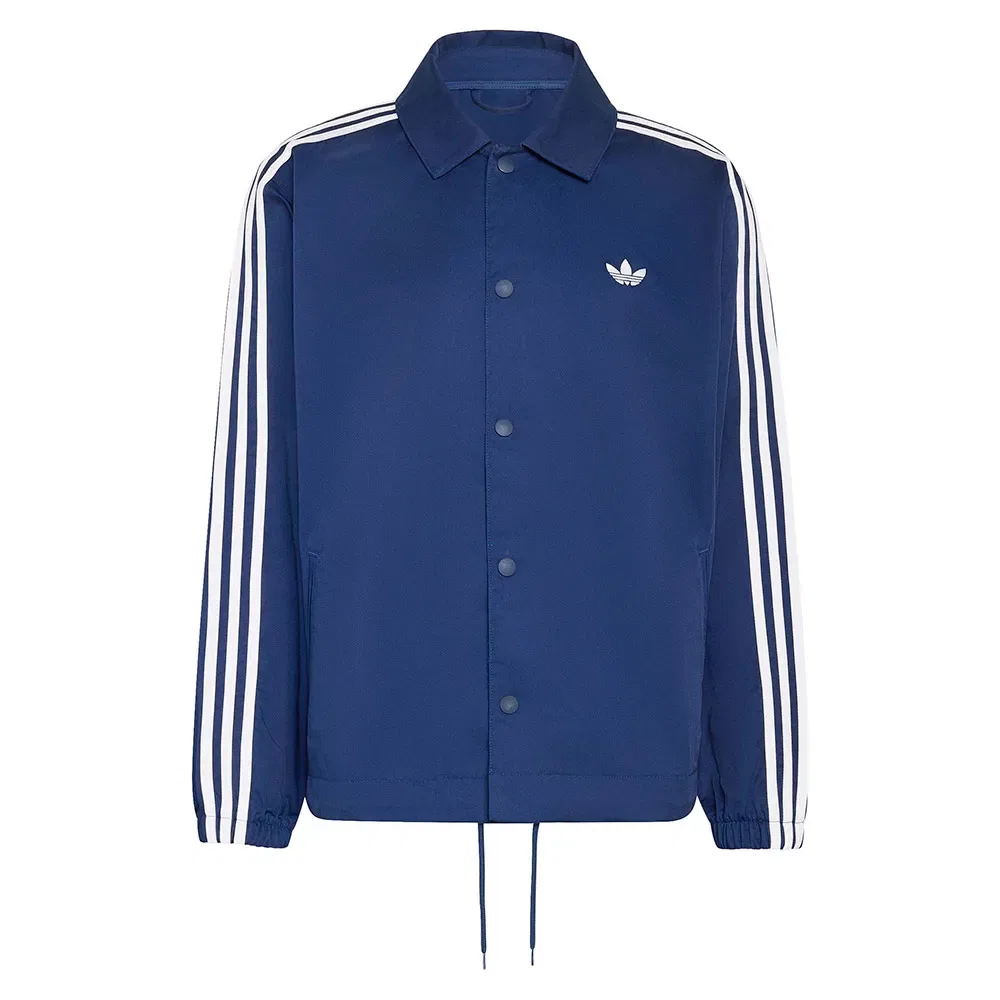 Куртка 3 Stripes Coaches Adidas Originals, синий — фото 3