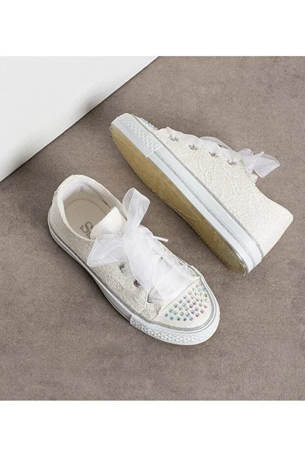 Детские кеды для девочек с ортопедической стелькой Surpie Shoes, Sedef — фото 2