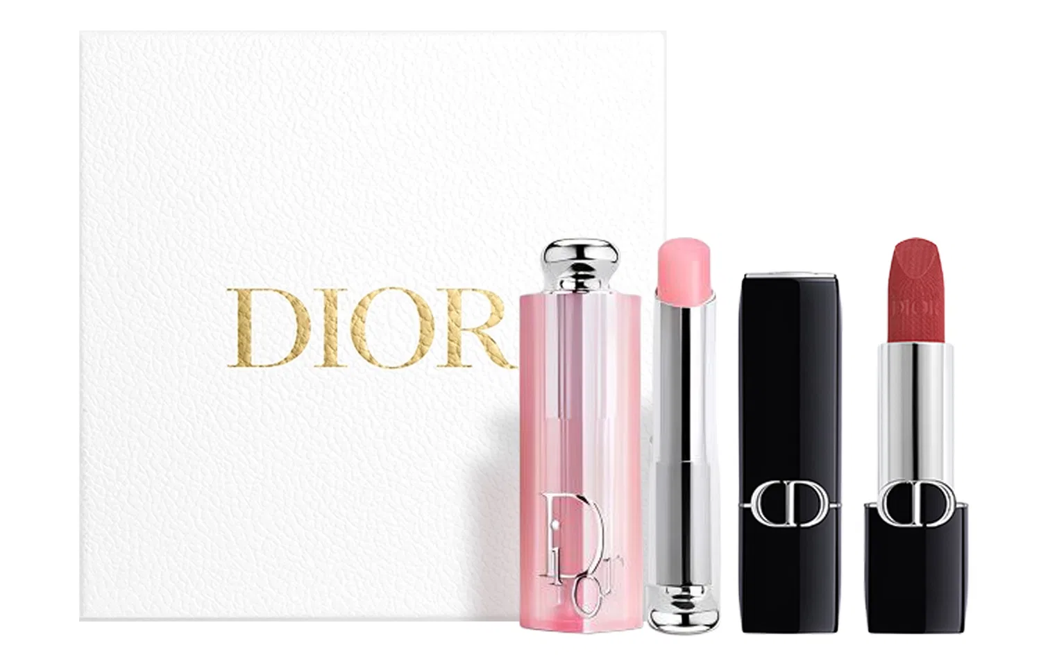 Женский набор для макияжа Radiant Blue Gold Lipstick #999 и Enchanting Lip Balm #001, DIOR, Blue Gold — фото 3