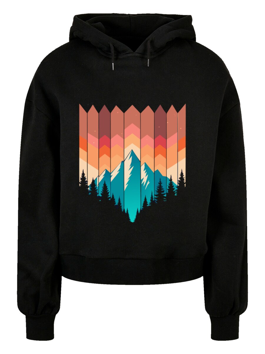 

Толстовка F4NT4STIC Berg Sonnenuntergang Geometrisch, Black