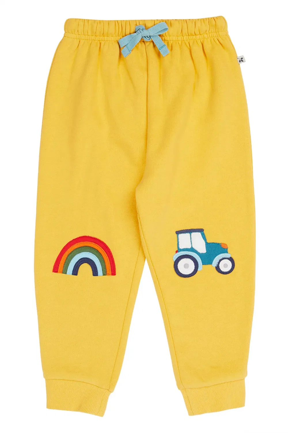 Детский ползунки с принтом Character Crawlers Frugi, Yellow