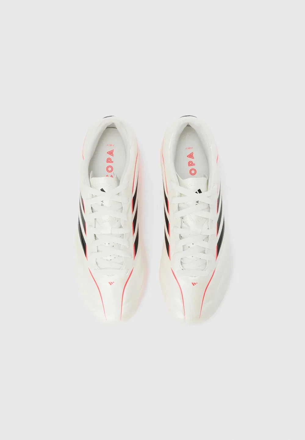 Футбольные бутсы Copa pure iv унисекс для твердого грунта Adidas Performance, Metallic/Core Black/Lucid Red — фото 4