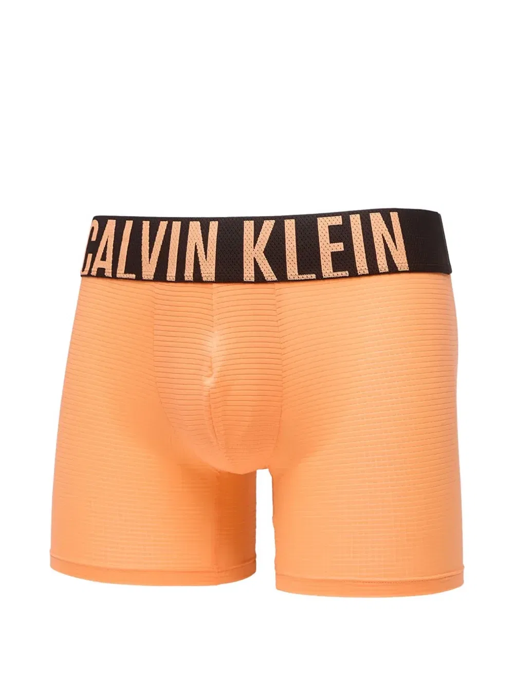 Боксеры с логотипом на поясе (набор из трех штук) Calvin Klein, оранжевый — фото 2