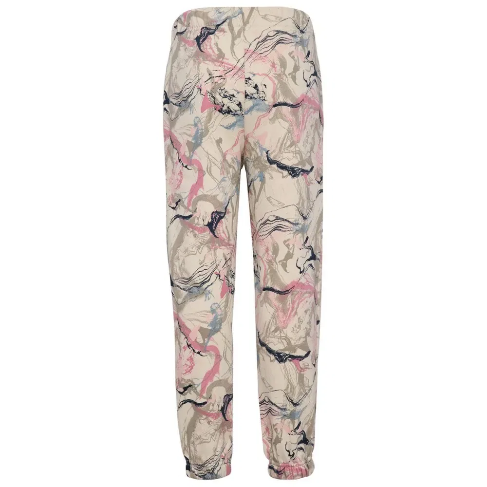 Детские спортивные штаны с принтом Loose AOP Adjust Waist Hummel, White — фото 4