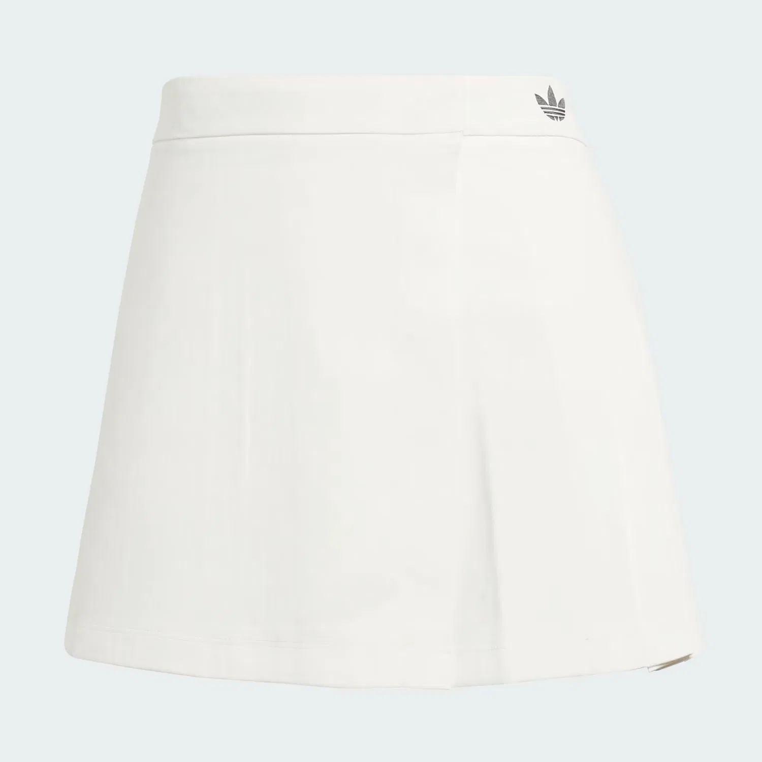 Женская юбка в складку Pleated Skirt Adidas Originals, белый/черный — фото 4