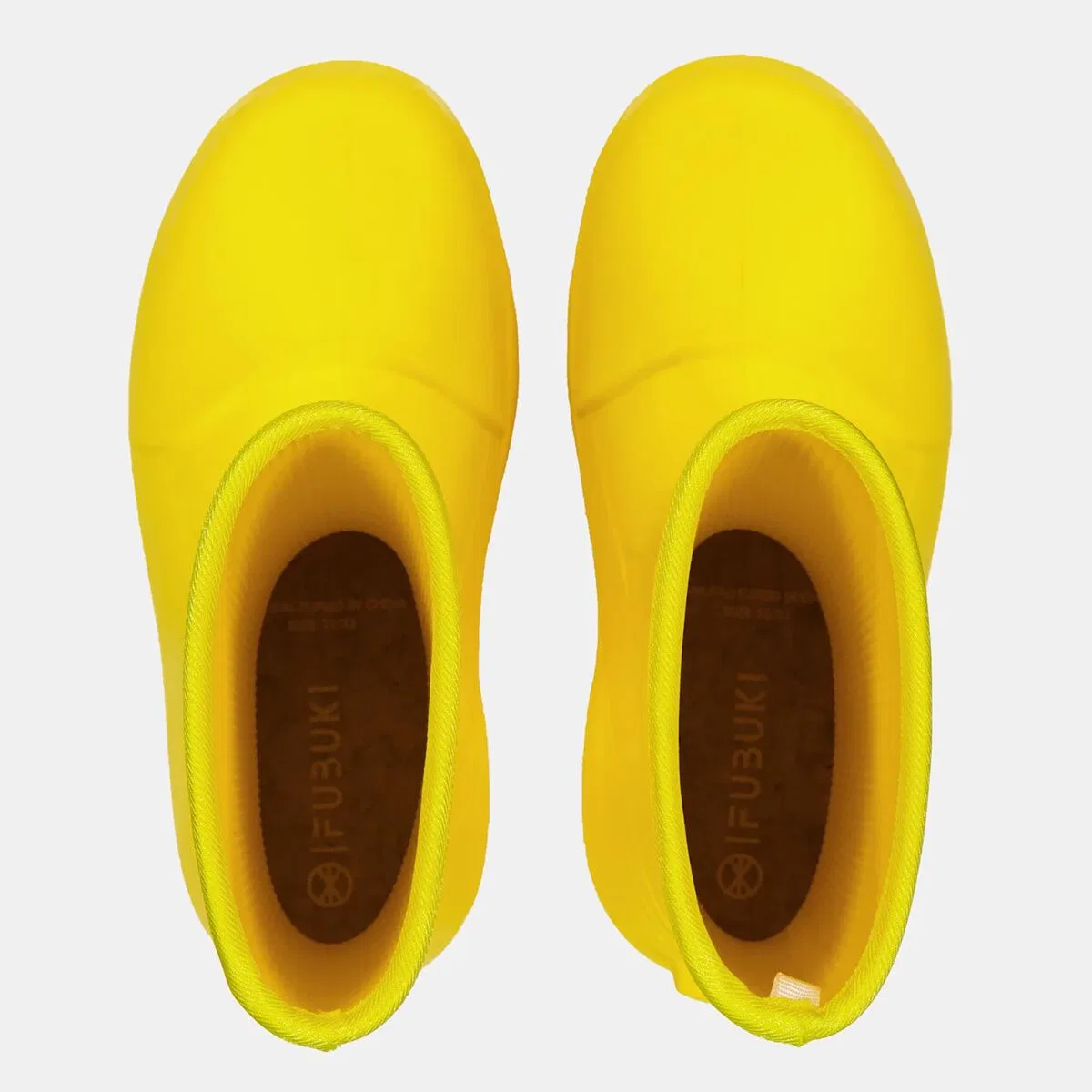 Детские резиновые сапоги для мальчиков водонепроницаемые Fubuki, Yellow — фото 3