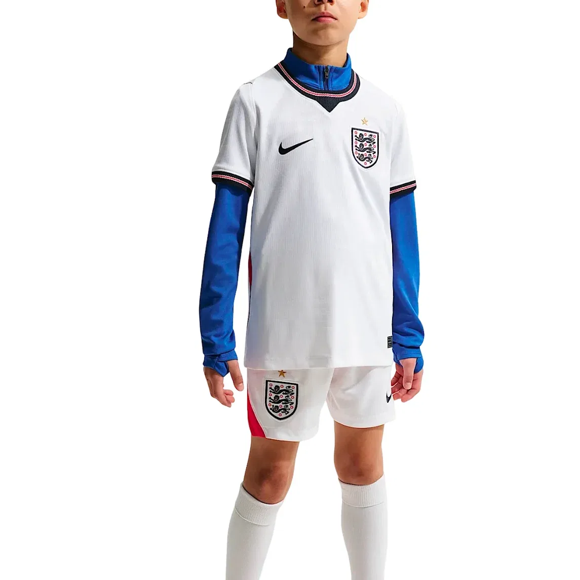 Детская футболка Nike England National Team 2026 Stadium Home Dri-FIT, белый — фото 2